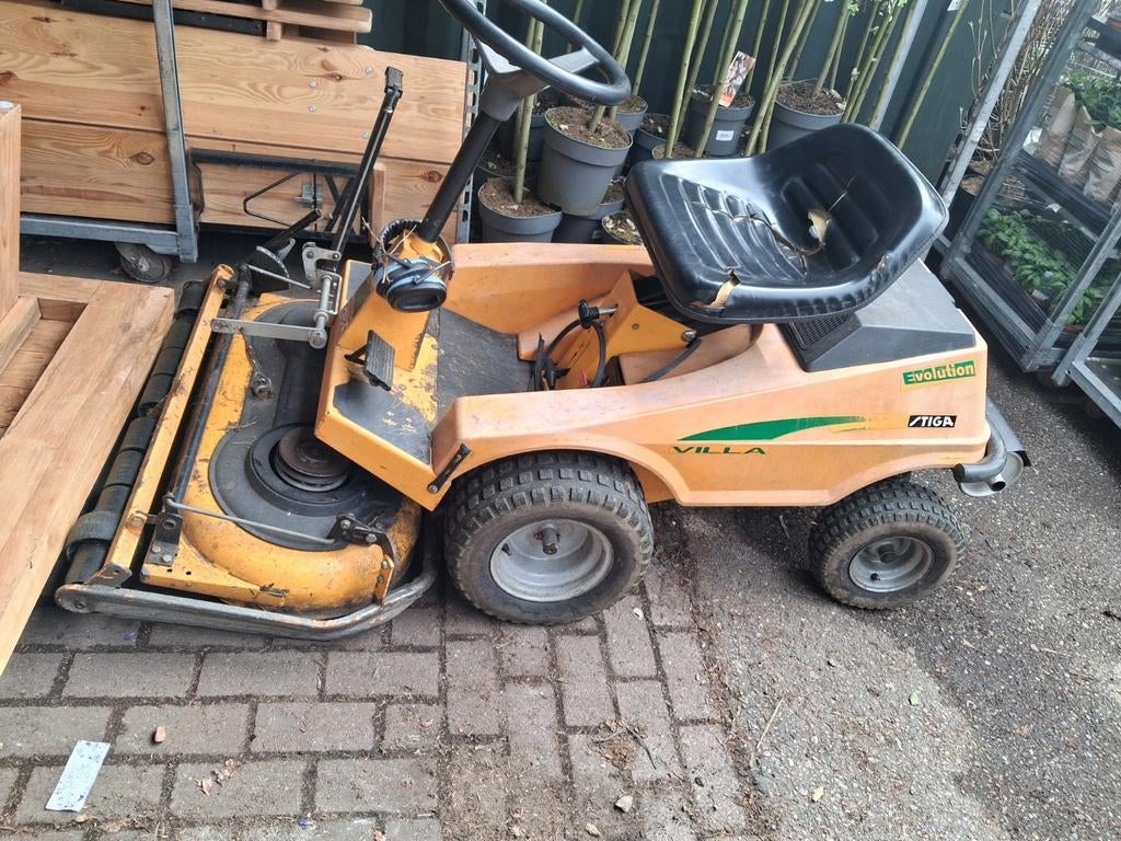 Stiga frontmaaier, Ophalen, Gebruikt, Versnellingen, Stiga zitmaaier