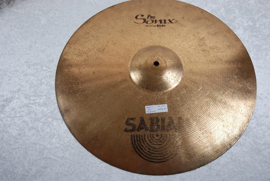 Sabian Pro sonix  ride bekken 2649gr. 20 inch  <24242087>, Sabian, Gebruikt, ., Drums of Percussie
