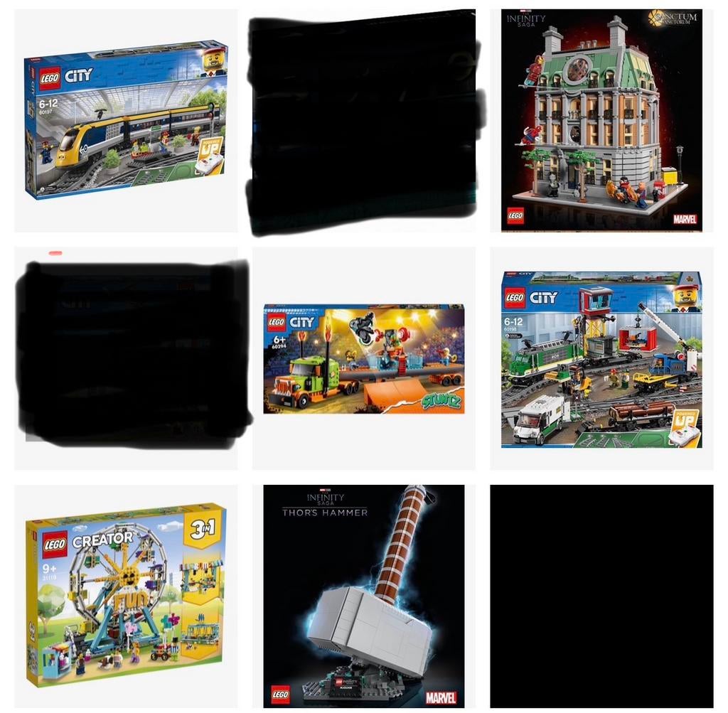 LEGO 7 sets pakket - bundelvoordeel!, Lego, Compleet, Nieuw, Ophalen of Verzenden