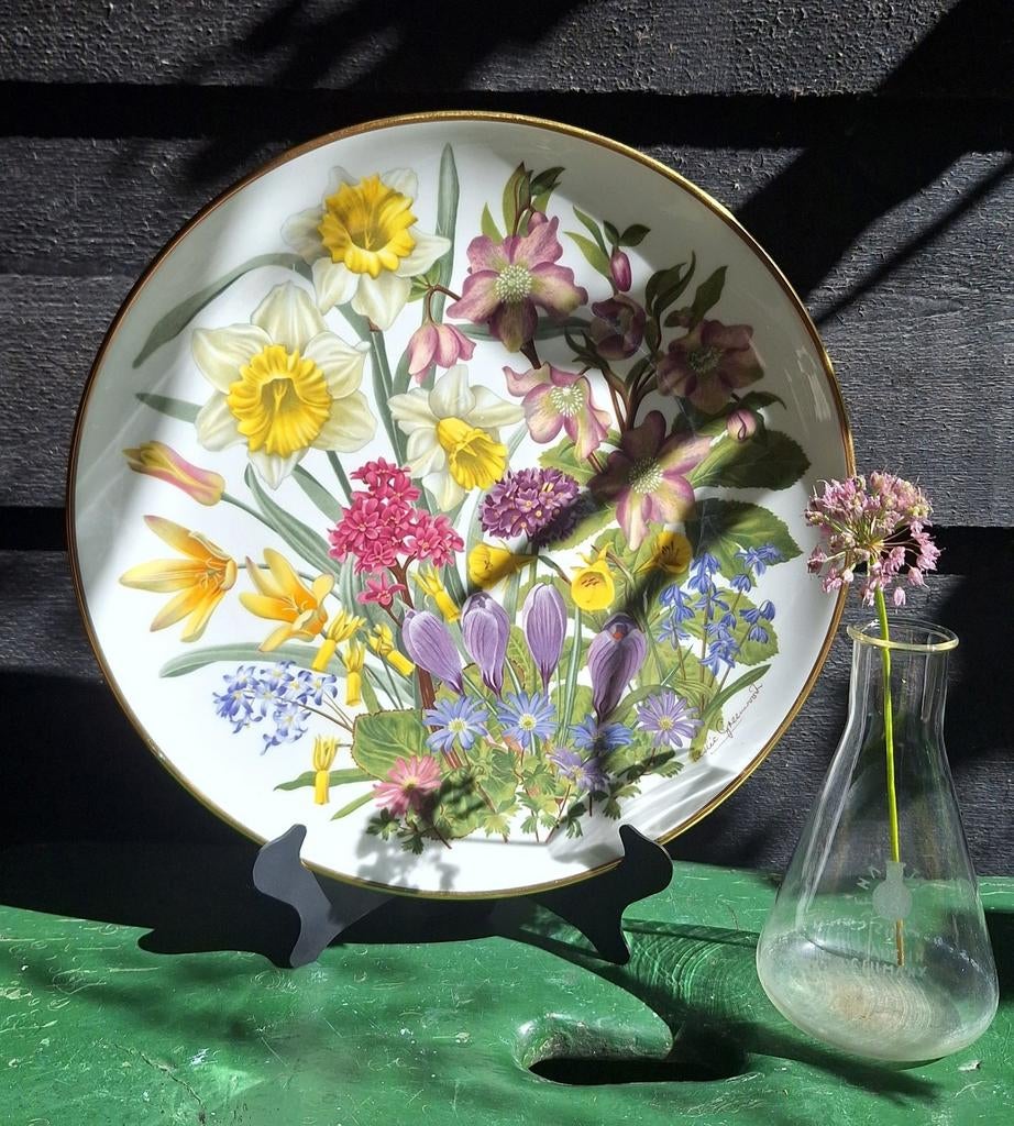 Vintage Franklin Mint, Wedgwood porseleinen sierbord, bord, Huis en Inrichting, Vintage, Ophalen of Verzenden, Zo goed als nieuw