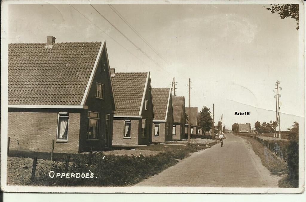 Opperdoes, Verzenden, 1920 tot 1940, Gelopen, Noord-Holland