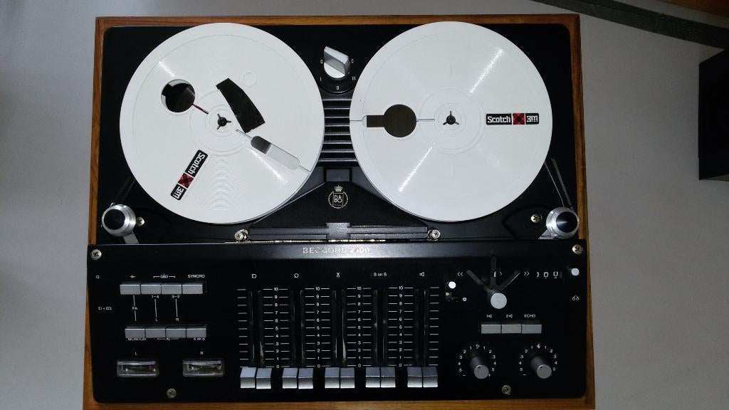 Bandrecorder en platenspeler, Ophalen, Bandrecorder, Met stofkap