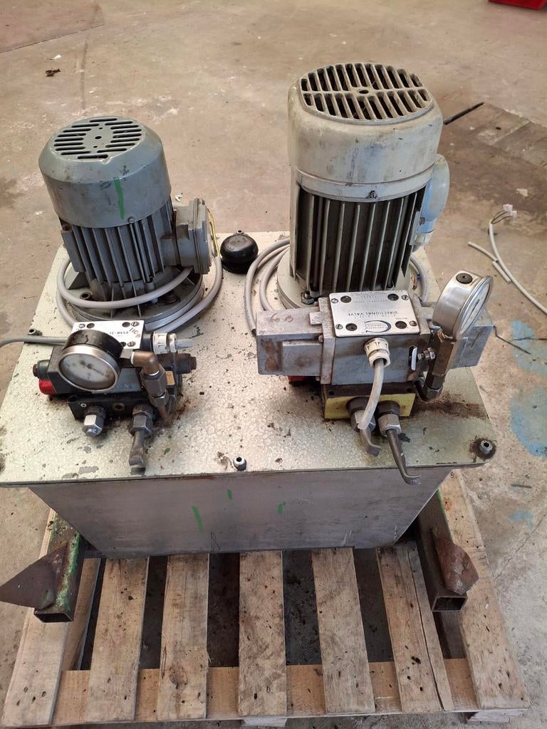 Hydraulische hydrounit/Powerpack dubbele pomp 60&100 bar, Ophalen