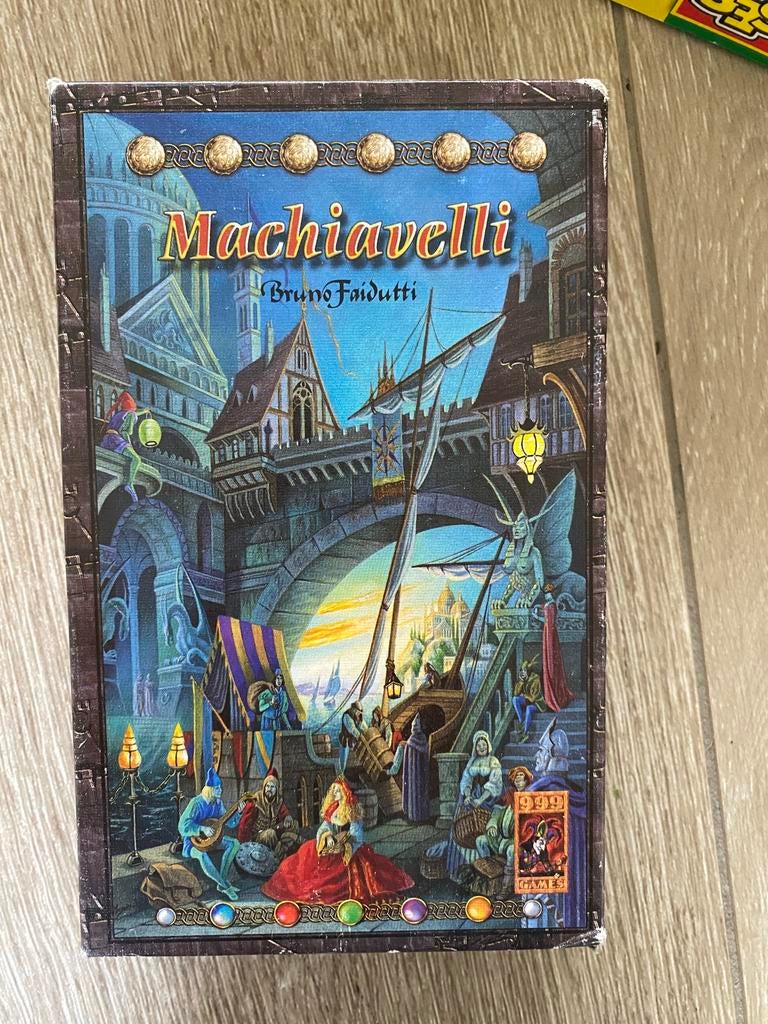 Spel machiavelli, Ophalen, Gebruikt