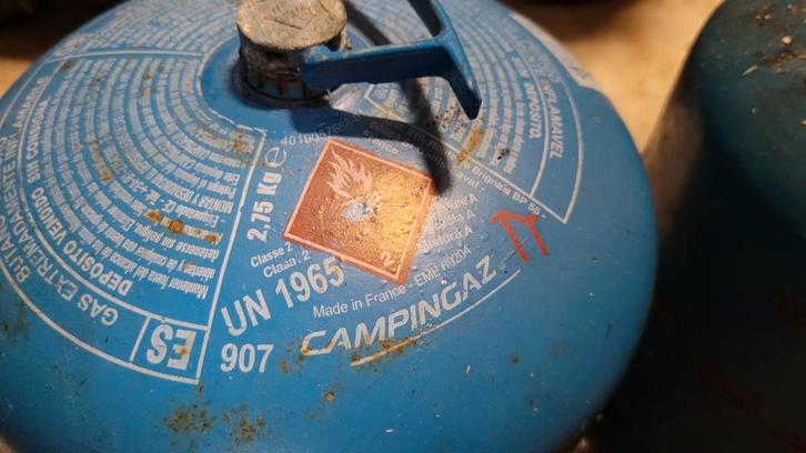 Campingaz 907 gasfles, Caravans en Kamperen, Kampeeraccessoires, Gebruikt, Ophalen of Verzenden