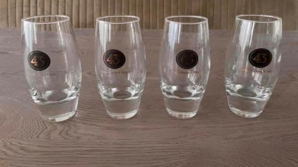 Licor 43 Glazen - groot, Ophalen of Verzenden, Zo goed als nieuw