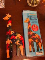 Houten Giraffe Puzzel - Bits and Pieces, 2 tot 4 jaar, Zo goed als nieuw, Van hout, Meer dan 50 stukjes