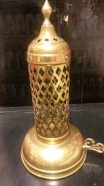 koperkl. schaaltje en lampje brocant, Ophalen