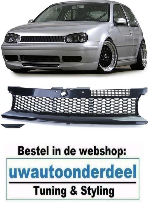 Embleemloze Honingraat Sport Grill Zwart Geschikt Voor VW Go, Auto diversen, Tuning en Styling, Verzenden