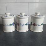 Boerenbont voorraadpotten., Ophalen of Verzenden, Zo goed als nieuw, Overige materialen, Pot, Bus of Blik