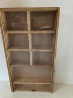 2 platte kistjes met plastic schuifdeksel, Ophalen of Verzenden, Gebruikt