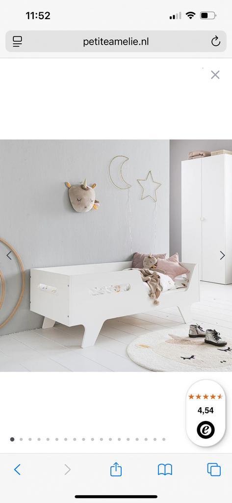 Peuterbed inclusief matras, Kinderen en Baby's, Kinderkamer | Bedden, Zo goed als nieuw, 140 tot 160 cm, 70 tot 85 cm, Matras