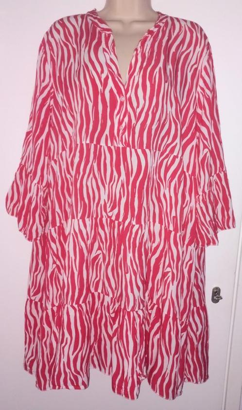 Paprika jurk maat 5 (50), Kleding | Dames, Grote Maten, Zo goed als nieuw, Jurk, Roze, Ophalen of Verzenden