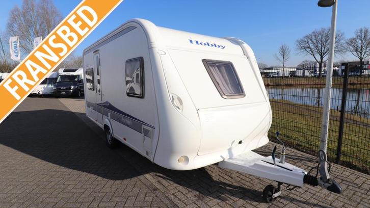 Hobby Excellent 460 UFE - Voortent, uitbouw, fietsendrager., Caravans en Kamperen, Caravans, Bedrijf, tot en met 4, 1000 - 1250 kg