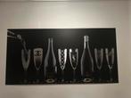 Luxe merken schilderij champagne, Antiek en Kunst, Ophalen