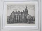 Schiedam - ets van Willem Veldhorst, Antiek en Kunst, Kunst | Etsen en Gravures, Ophalen of Verzenden