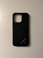 Prada iPhone 14 Pro Max Hoesje Case Zwart, Ophalen of Verzenden, Zo goed als nieuw, IPhone 14 Pro Max, Hoesje of Tasje
