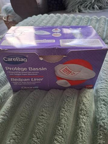 Bedpan liners om urine op te vangen bij ondersteek of po beschikbaar voor biedingen