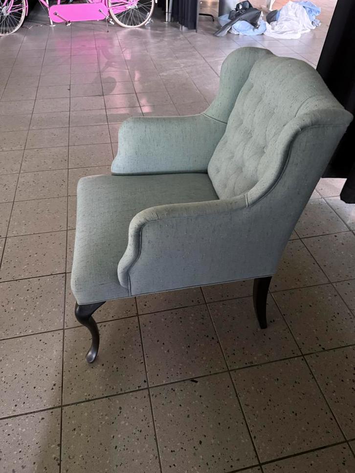 Klassieke Fauteuil 4x  - Opnieuw Gestoffeerd, Huis en Inrichting, Fauteuils, Gebruikt, Stof, 50 tot 75 cm, Minder dan 75 cm, Ophalen of Verzenden