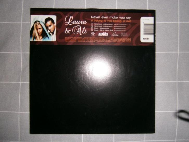 Laura & Ali – Never Ever Make You Cry. Mostiko. 2006. House, Cd's en Dvd's, Vinyl | Dance en House, Zo goed als nieuw, Dance Populair