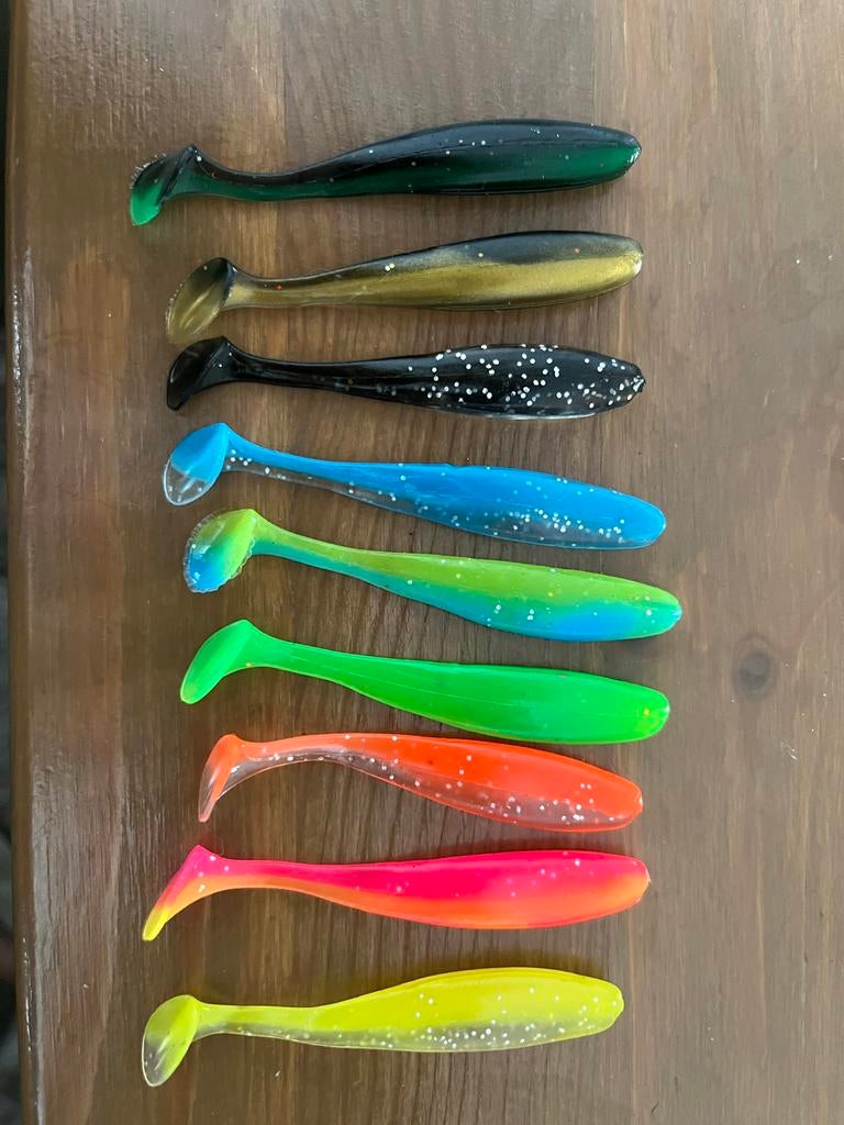 Shads 9 stuks - 6cm - Verschillende kleuren, Ophalen of Verzenden, Nieuw, Overige typen