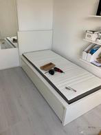 Malm Ikea Bed, Huis en Inrichting, Slaapkamer | Bedden, Ophalen, 90 cm, Eenpersoons, Wit