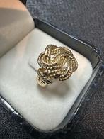 14k Gouden Massieve Mattenklopper Ring, Sieraden, Tassen en Uiterlijk, 18 tot 19, Nieuw, Ophalen of Verzenden, Dame of Heer