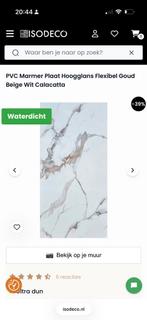 Marmer look wandpaneel wand, Ophalen of Verzenden, Zo goed als nieuw, Minder dan 5 m², Marmer