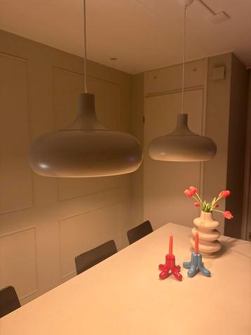 Set van 2 Beige Retro IKEA Lampen beschikbaar voor biedingen