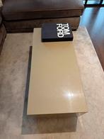 Taupe Salontafel – Eric Kuster Style – Blok -, Huis en Inrichting, Tafels | Salontafels, 100 tot 150 cm, Zo goed als nieuw, Minder dan 50 cm