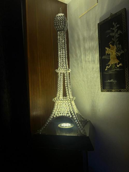 Uniek grote lamp/eiffeltoren. In mooie staat. 110 cm. hoog, Huis en Inrichting, Lampen | Vloerlampen, Ophalen