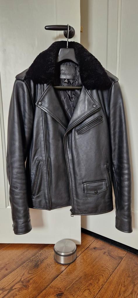 Goosecraft perfecto biker jacket, Kleding | Heren, Jassen | Winter, Zo goed als nieuw, Zwart, Ophalen of Verzenden