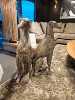 Beeld windhond bronskleur polyester, Ophalen, Nieuw