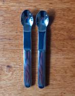 2 Lepeltjes Bodum stainless steel., Ophalen of Verzenden, Zo goed als nieuw, Rvs of Chroom