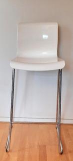 IKEA witte barkruk, Huis en Inrichting, 1 kruk, Ophalen, Gebruikt, 60 tot 90 cm