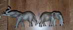 Schleich olifanten 2x., Ophalen of Verzenden, Zo goed als nieuw
