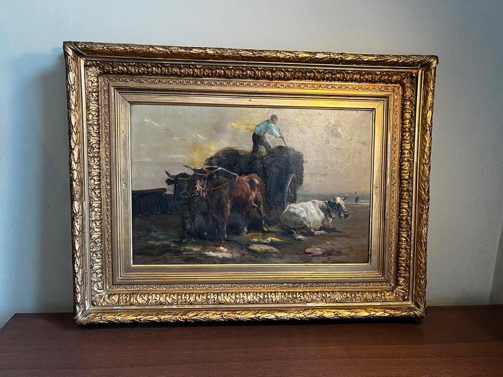 Schilderij van Henry Schouten, Antiek en Kunst, Kunst | Schilderijen | Klassiek, Ophalen