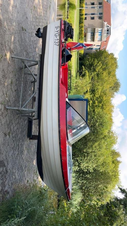 Speedbootje Rana 14 en/of Suzuki 20pk kortstaart, Watersport en Boten, Speedboten, Gebruikt, 3 tot 6 meter, Benzine, Minder dan 70 pk