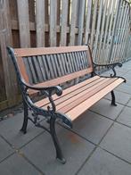 Gietijzeren tuinbankje / tuinbank gietijzer | bankje bank, Tuin en Terras, Tuinbanken, Ophalen, Nieuw, Hout