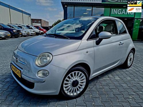 Fiat 500 1.2 Lounge PANORAMA AIRCO ELEKTR-RAMEN, Auto's, Fiat, Bedrijf, Te koop, ABS, Airbags, Airconditioning, Centrale vergrendeling