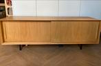 Eikenhouten TV-meubel Furnified Oskar, Huis en Inrichting, Ophalen, 100 tot 150 cm, Eikenhout, Zo goed als nieuw