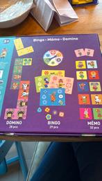 Djeco 3 in 1 Bingo Memo Domino, Kinderen en Baby's, Speelgoed | Educatief en Creatief, Ophalen of Verzenden, Zo goed als nieuw