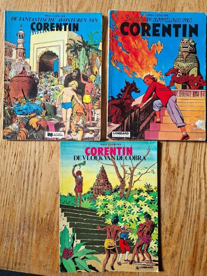Corentin 3x ook los te koop of ruil Paul Cuvelier, Boeken, Stripboeken, Gelezen, Meerdere stripboeken, Ophalen of Verzenden