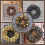 Stoere dadelkransen, krans, dadeltak, toef, groendecoratie, Huis en Inrichting, Woonaccessoires | Kransen, Nieuw, Ophalen of Verzenden