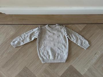 Z.g.a.n. Beige gebreide tricot trui / sweater, Hema, mt 92 beschikbaar voor biedingen