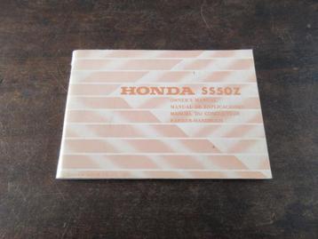 Honda SS50 SS50Z 1977 K3 owner's manual handleiding beschikbaar voor biedingen