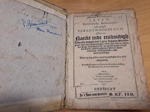 1645 Johannis Uytenbogaerts leven, kerckelijcke bediening, Boeken, Godsdienst en Theologie, Gelezen, Christendom | Protestants