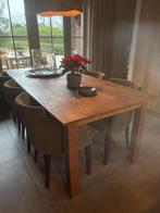 Teak houten tafel!, Ophalen, Teakhout, 200 cm of meer, 50 tot 100 cm