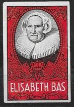 E 11 luciferetiket Elisabeth bas, Verzamelen, Verzenden, Gebruikt, Luciferdoosjes of -merken