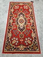 Vintage oosters wol vloerkleed medallion classic 61x119cm, Persian Perzisch vintage oosters hype, Gebruikt, 100 tot 150 cm, Crème